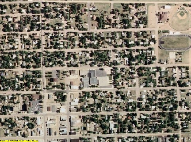 McCook County, SD aerial photography detail