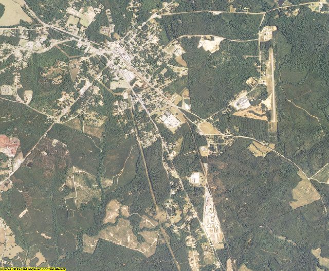 McCormick County, South Carolina aerial photography