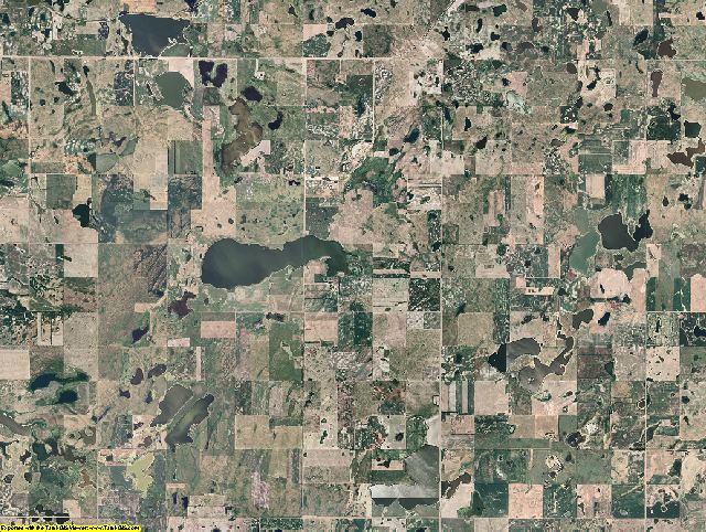 McIntosh County, North Dakota aerial photography