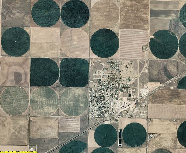 Meade County, Kansas aerial photography