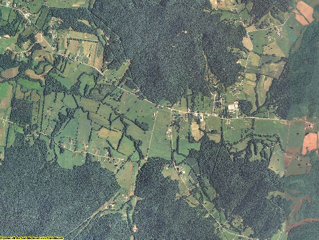 Menifee County, Kentucky aerial photography