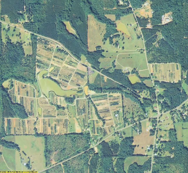 Meriwether County, GA aerial photography detail