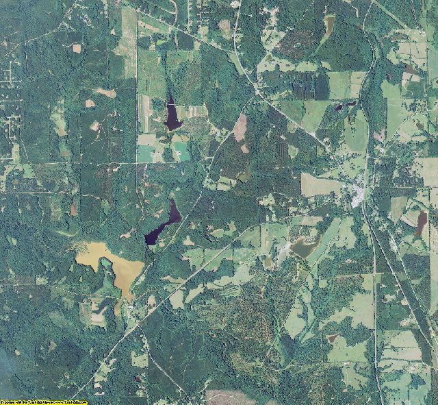 Meriwether County, Georgia aerial photography