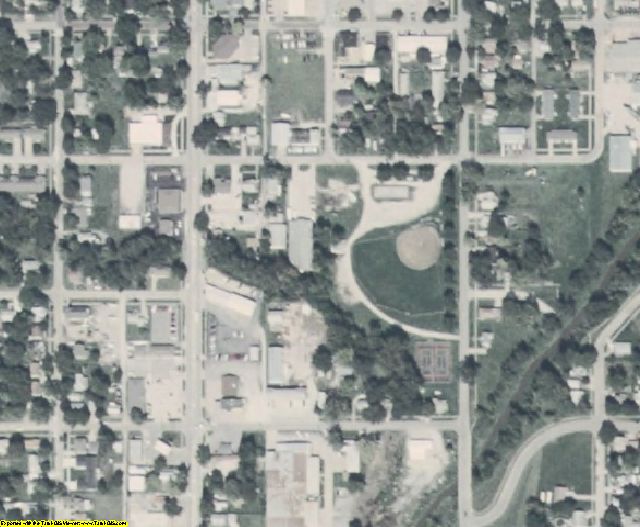 Mills County, IA aerial photography detail