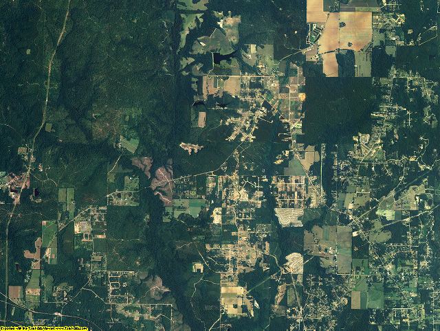 Mobile County, Alabama aerial photography