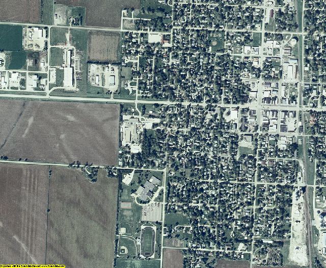 Monona County, Iowa aerial photography