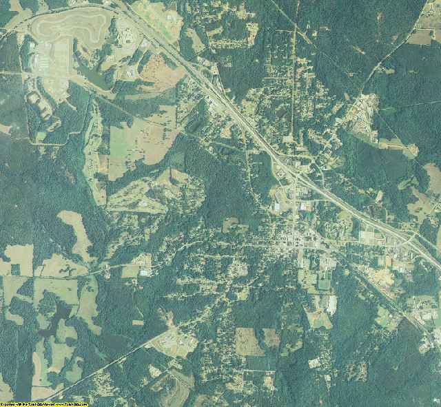 Monroe County, Georgia aerial photography