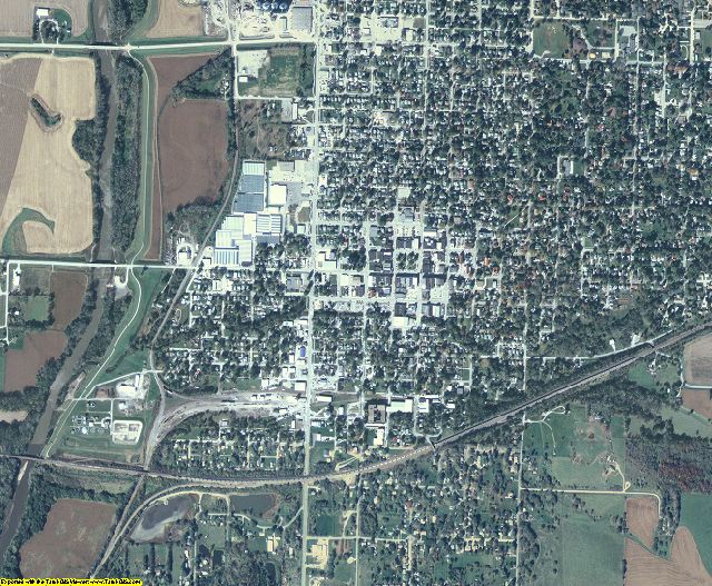 Montgomery County, Iowa aerial photography