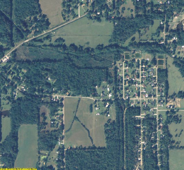 Morehouse County, LA aerial photography detail