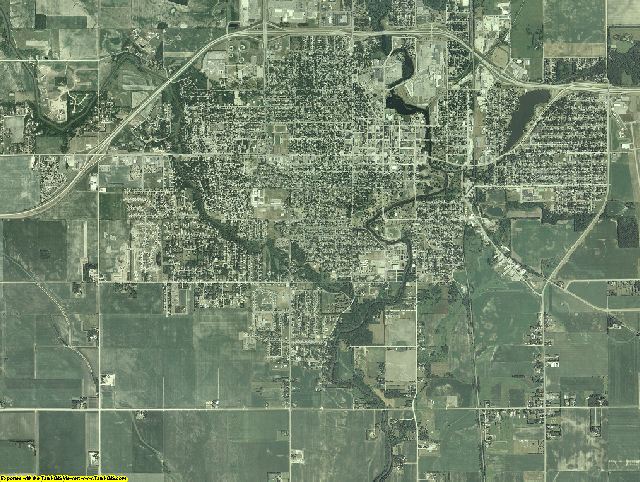 Mower County, Minnesota aerial photography