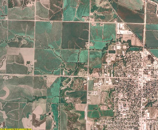 Nemaha County, Nebraska aerial photography