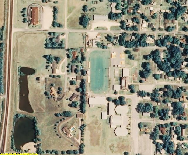 Neosho County, KS aerial photography detail