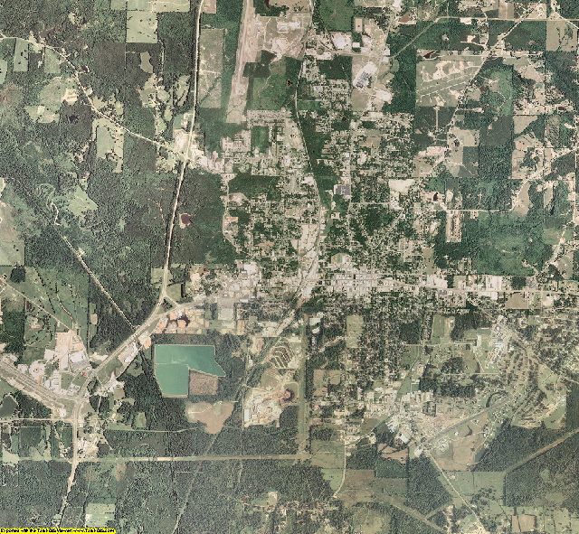 Neshoba County, Mississippi aerial photography