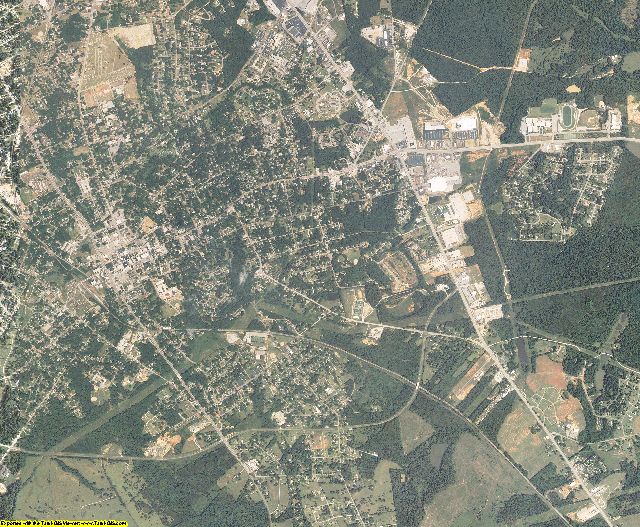 Newberry County, South Carolina aerial photography