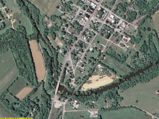 Nicholas County, KY aerial photography detail