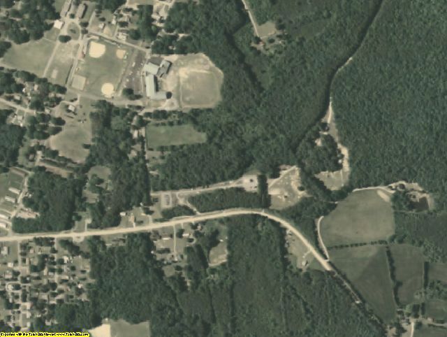 Nottoway County, VA aerial photography detail