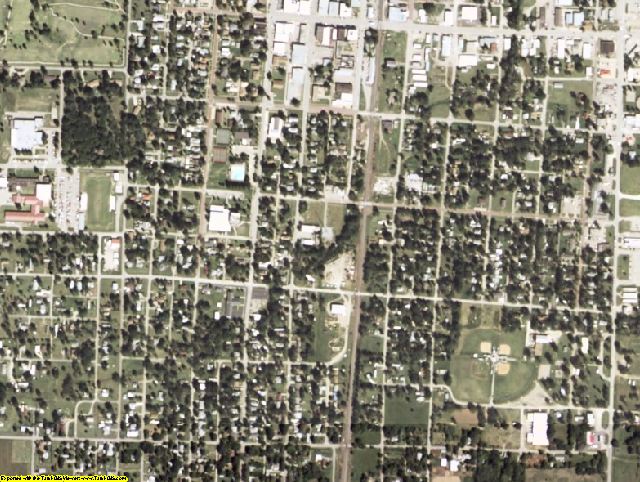 Nowata County, OK aerial photography detail