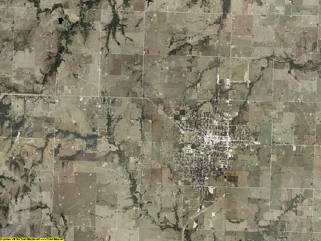 Nowata County, Oklahoma aerial photography