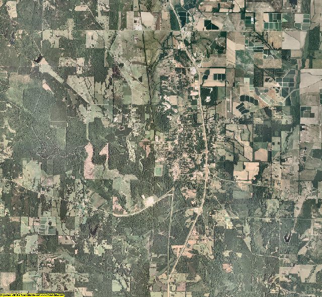 Noxubee County, Mississippi aerial photography