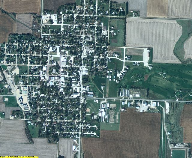 O'Brien County, Iowa aerial photography