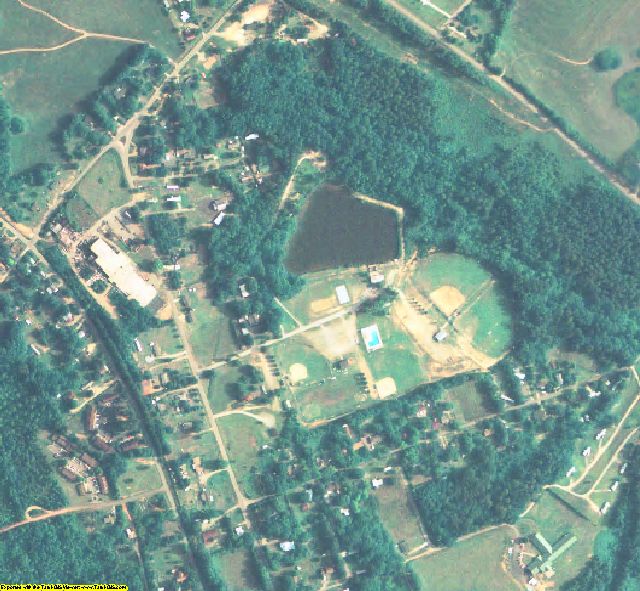 Oglethorpe County, GA aerial photography detail