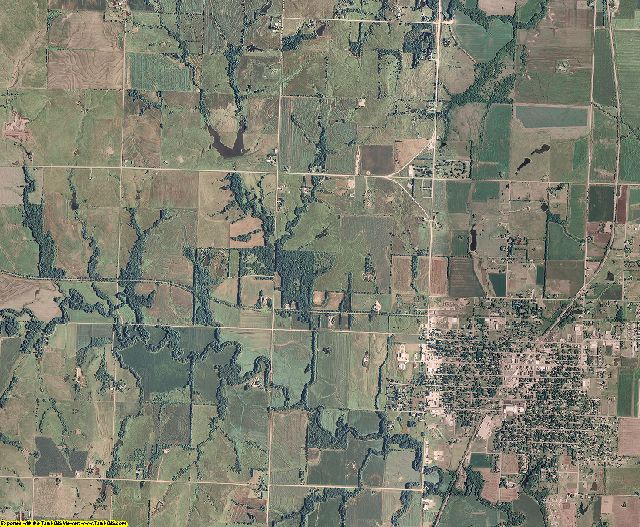 Osage County, Kansas aerial photography
