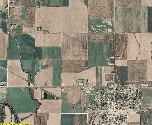 Osborne County, Kansas aerial photography