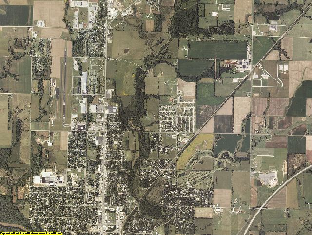 Ottawa County, Oklahoma aerial photography