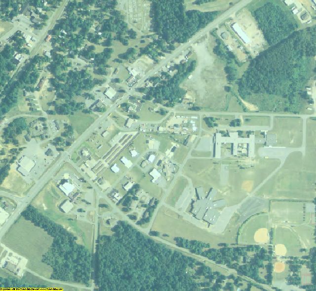 Peach County, GA aerial photography detail