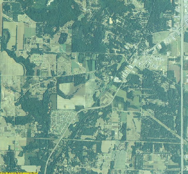 Peach County, Georgia aerial photography