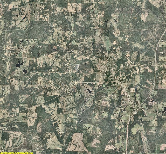 Pearl River County, Mississippi aerial photography