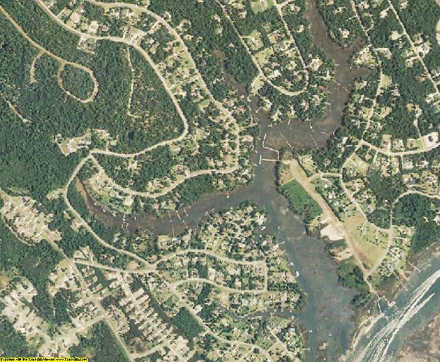Pender County, NC aerial photography detail