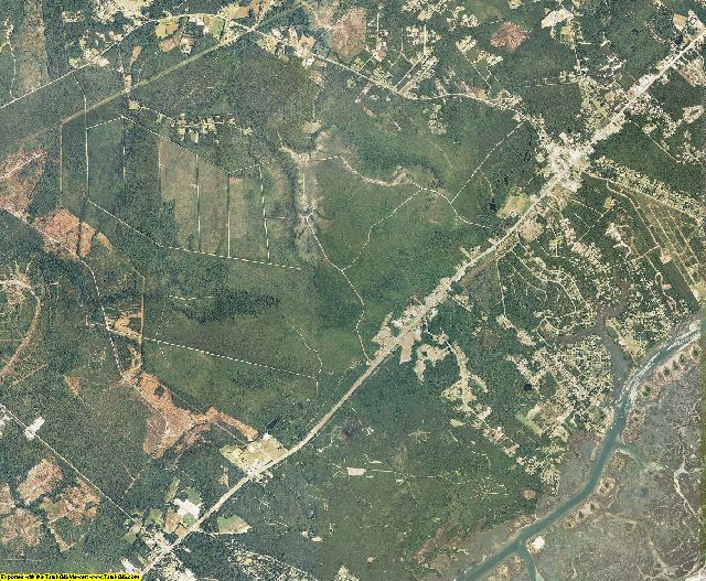 Pender County, North Carolina aerial photography