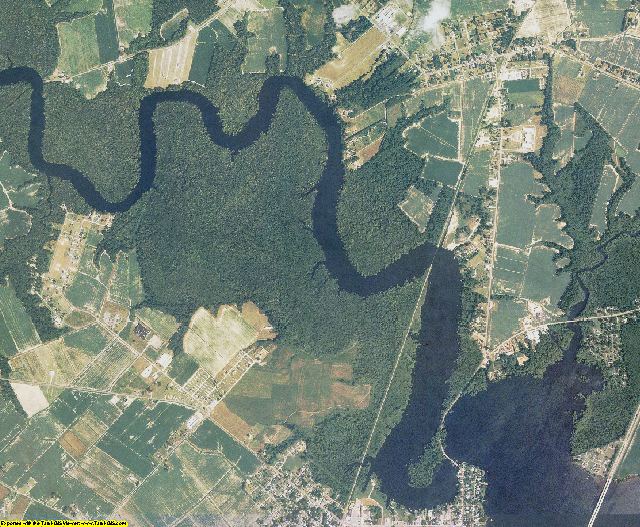 Perquimans County, North Carolina aerial photography