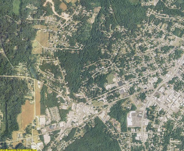 Person County, North Carolina aerial photography