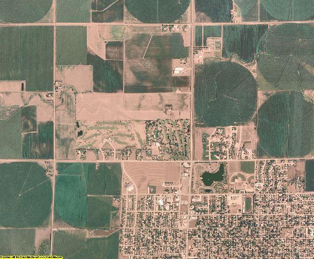 Phelps County, Nebraska aerial photography