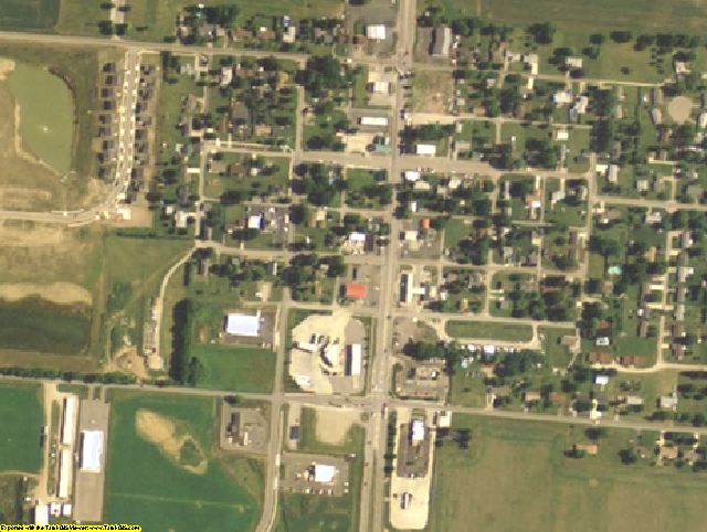 Pickaway County, OH aerial photography detail