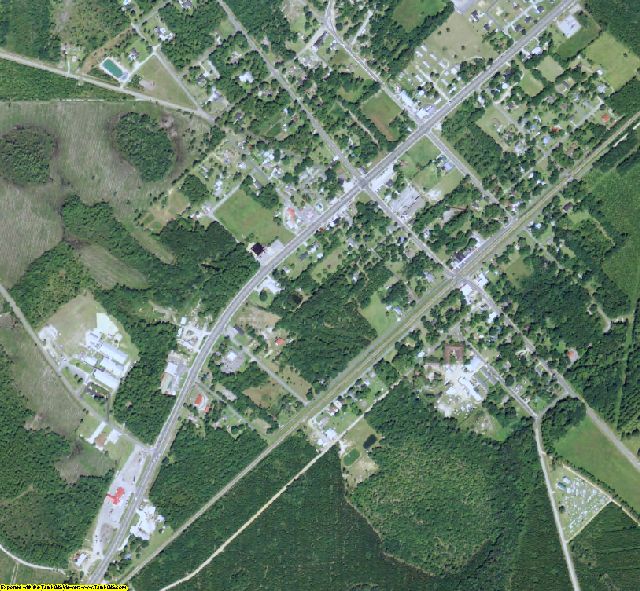 Pierce County, GA aerial photography detail
