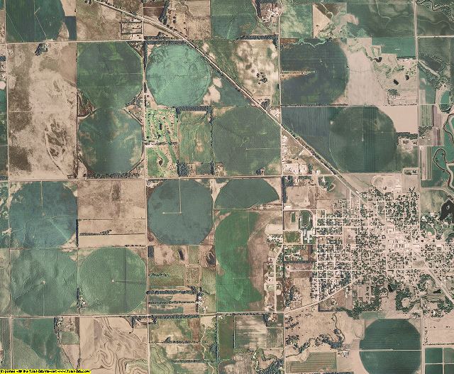 Pierce County, Nebraska aerial photography