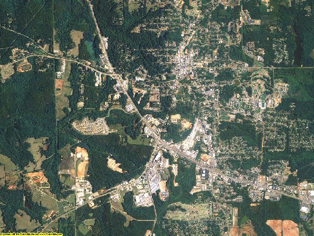 Pike County, Alabama aerial photography
