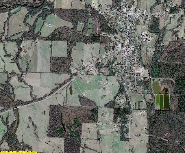 Pike County, Arkansas aerial photography