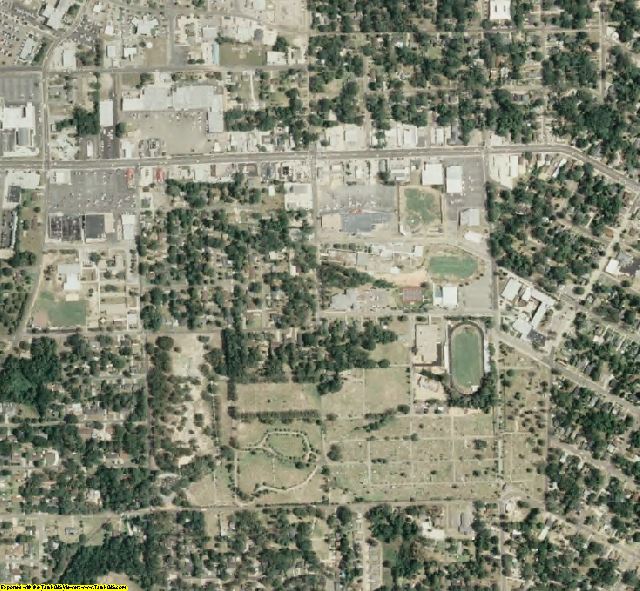 Pike County, MS aerial photography detail