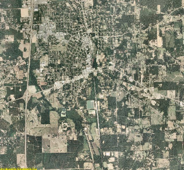 Pike County, Mississippi aerial photography