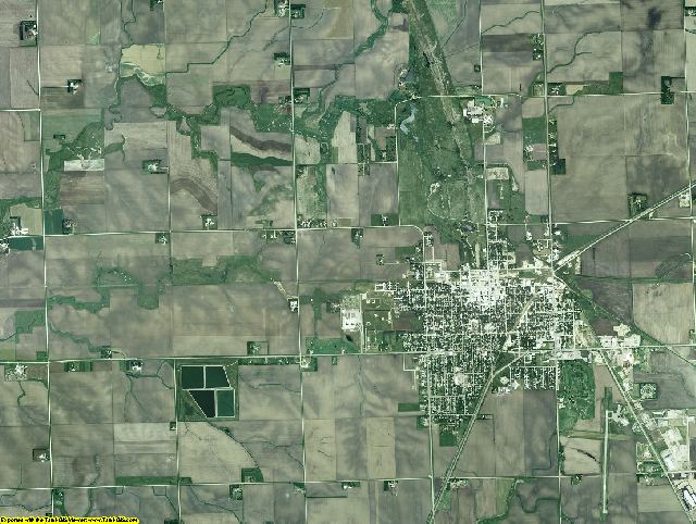 Pipestone County, Minnesota aerial photography