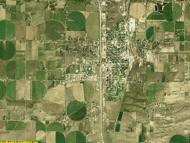 Platte County, Wyoming aerial photography