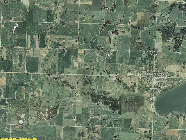 Pope County, Minnesota aerial photography