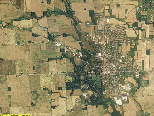 Preble County, Ohio aerial photography