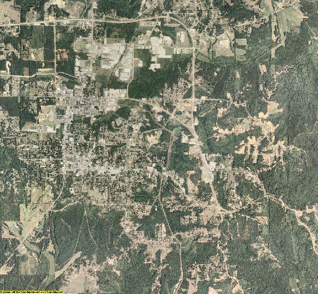Prentiss County, Mississippi aerial photography