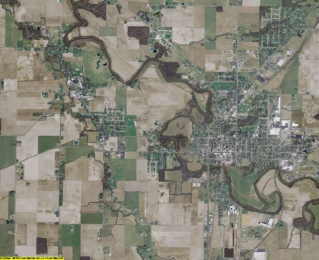 Putnam County, Ohio aerial photography