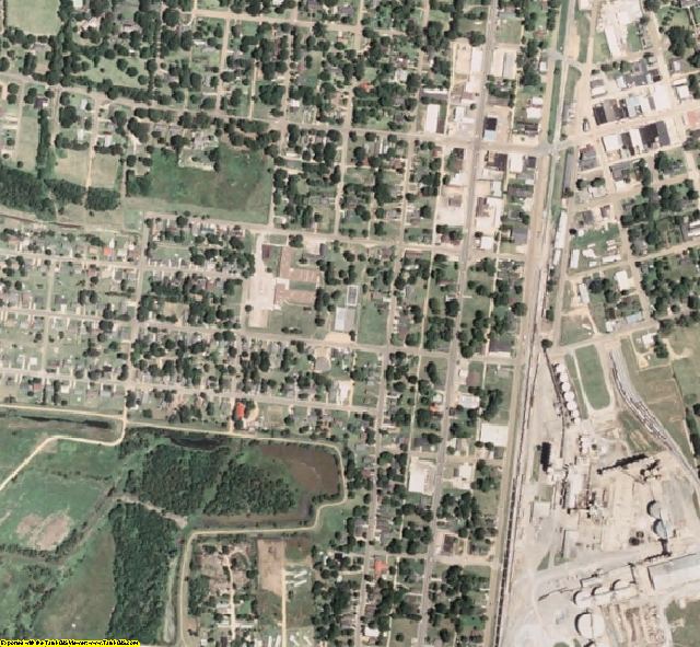 Quitman County, MS aerial photography detail